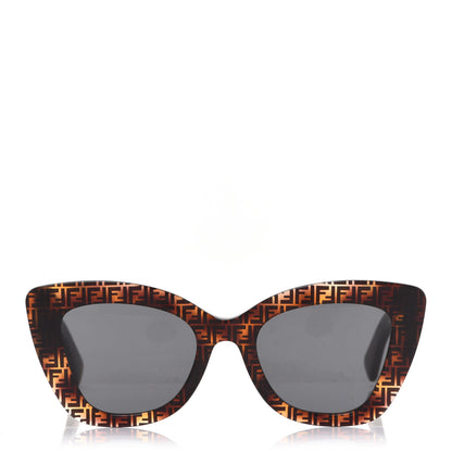 Fendi Acetate F is Fendi FF 51mm Cat Eye Sunglasses 0327/S Tortoise Camouflage 2 of 7