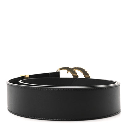Gucci Moon Calfskin Torchon Double G Belt 85 34 Black 2 of 5