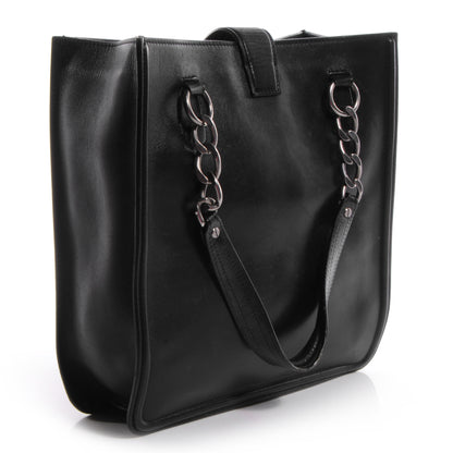 Chanel Calfskin Open Tote Black 3 of 8