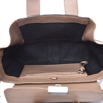 3.1 Phillip Lim 3.1 Textured Calfskin Mini Pashli Satchel Brown 5 of 12