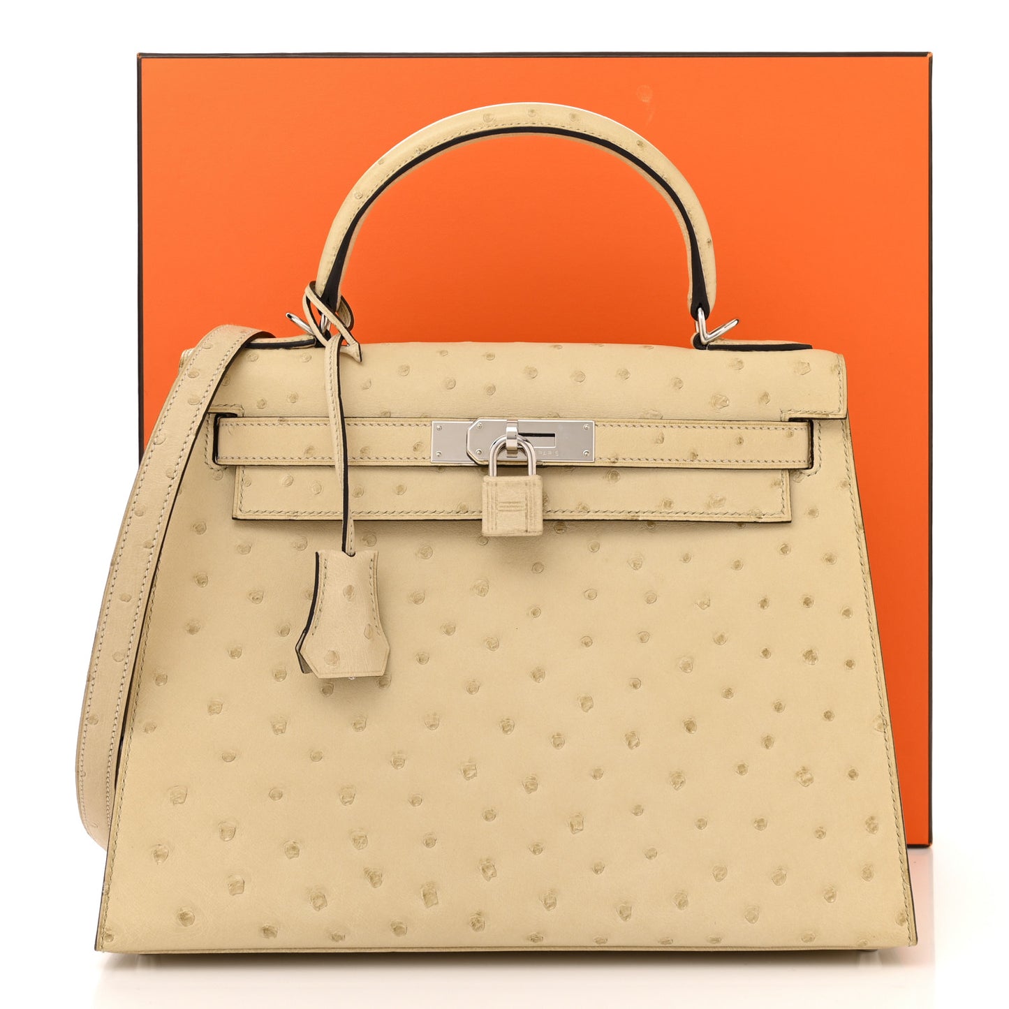 Ostrich Kelly Sellier 28 Parchemin