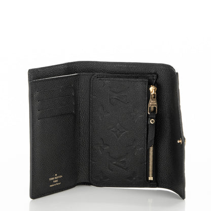 Louis Vuitton Empreinte Compact Curieuse Wallet Black 5 of 6