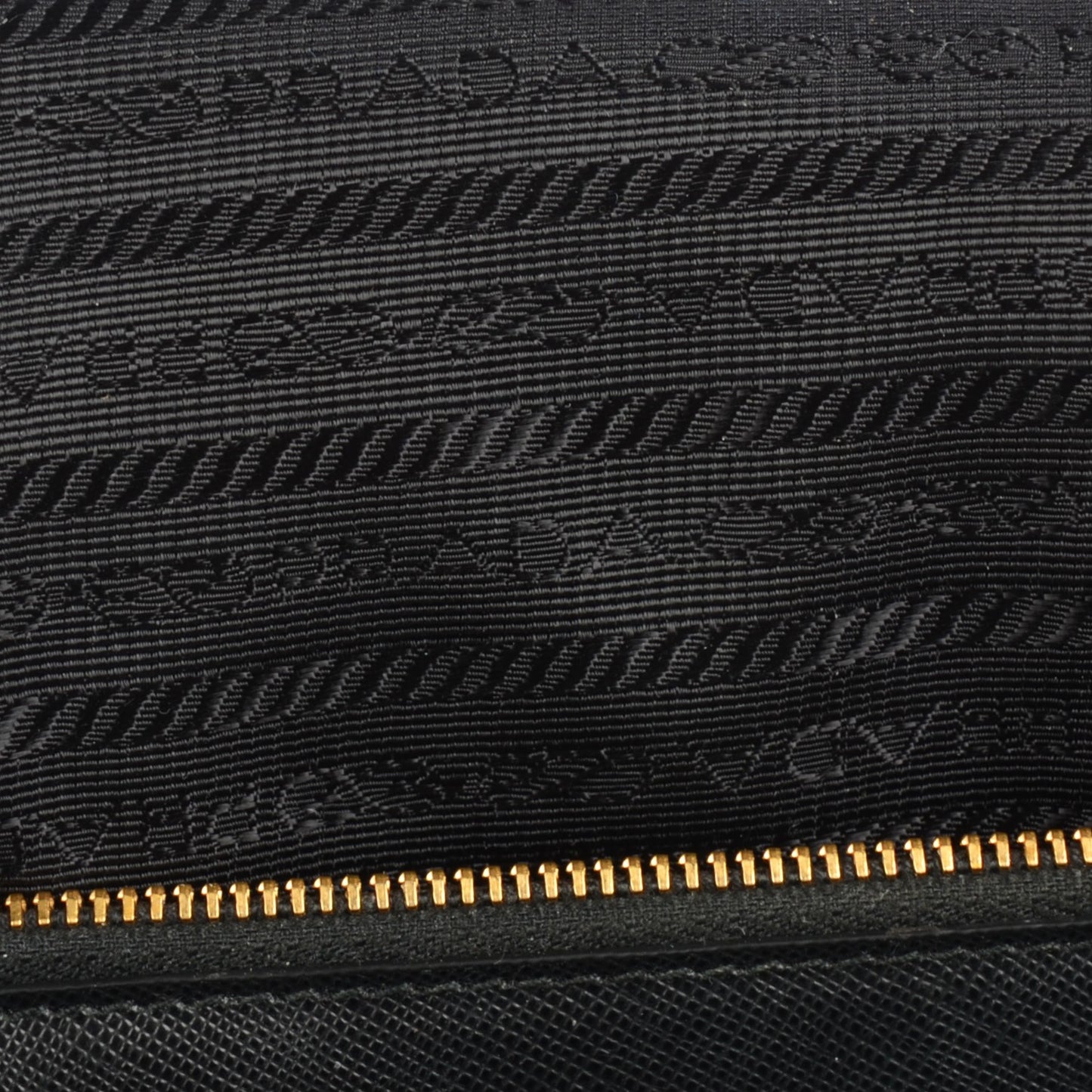 Saffiano Lux Mini Galleria Double Zip Tote Black