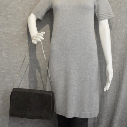 FASHIONPHILE SALVATOREFERRAGAMOSuedeChainBagBrown 2 of 8
