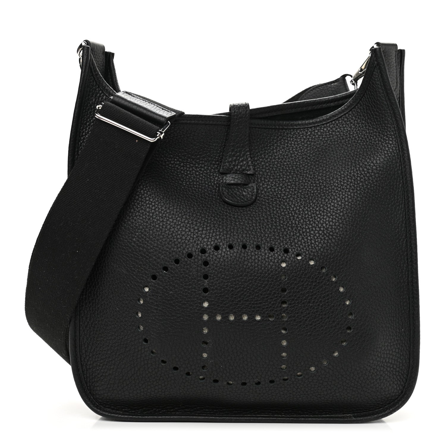Hermes Taurillon Clemence Evelyne III PM Black 1 of 11