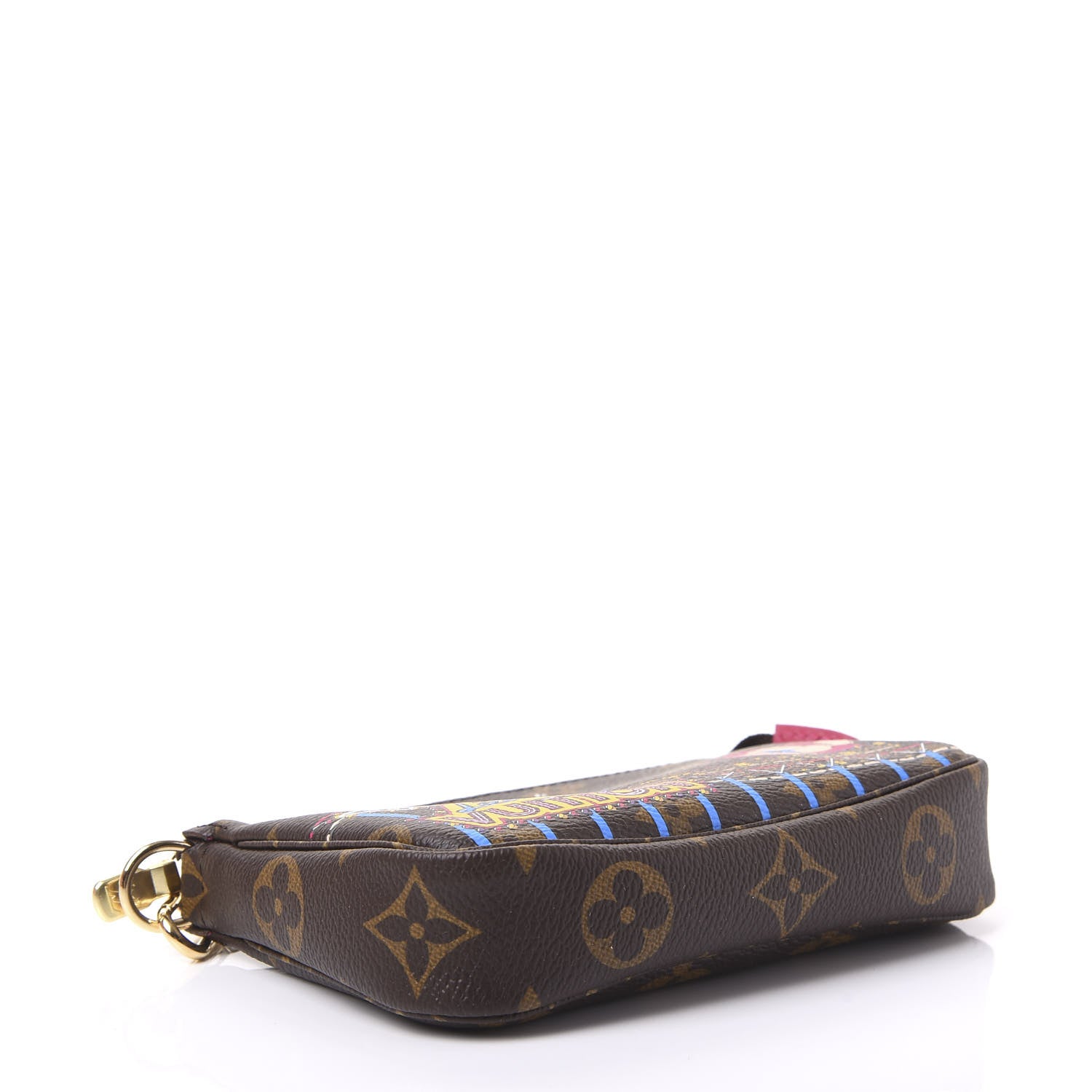 Louis Vuitton Monogram 2020 Christmas Animation Roller Coaster Mini Pochette Accessories Pivoine 3 of 10