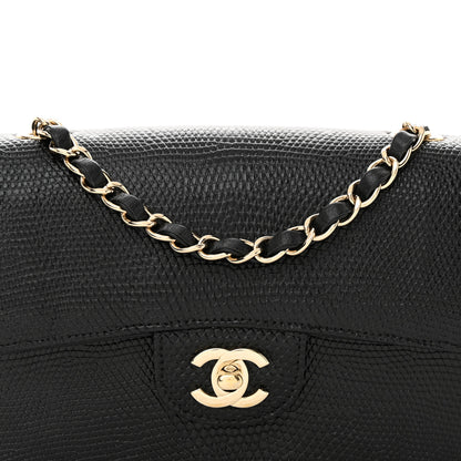 Chanel Lizard Mini Rectangular Flap Black 9 of 19