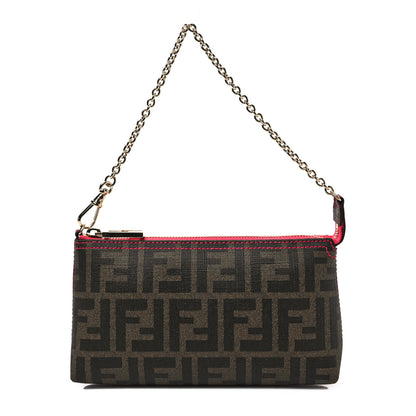 Fendi Zucca Spalmati Pochette Tobacco Fragola 1 of 6