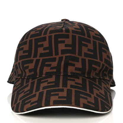 Fendi Canvas FF Reloaded Baseball Hat Tobacco White 2 of 6