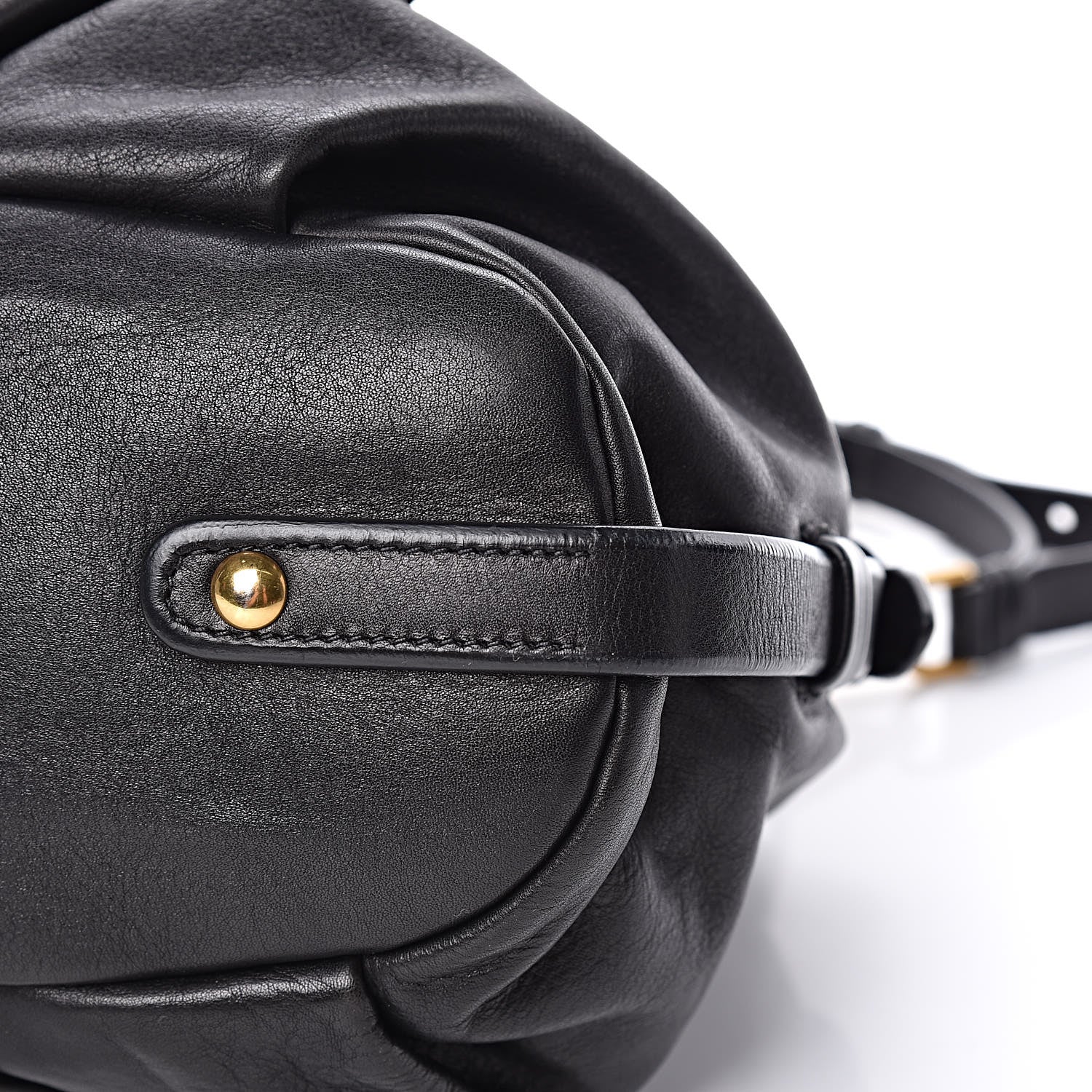 Prada Soft Calf Tote Black 10 of 10