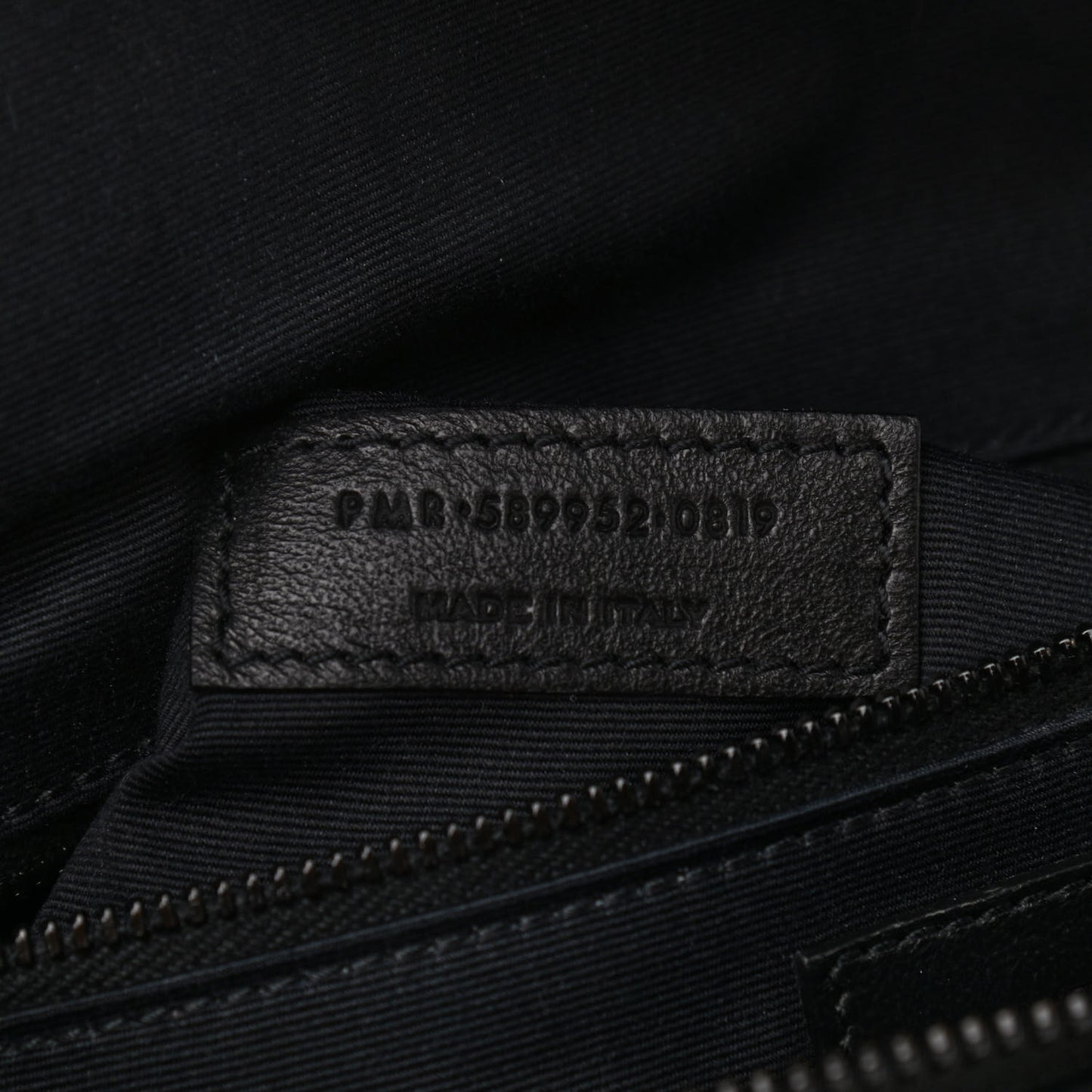 Crinkled Calfskin Matelasse Monogram Niki Body Bag Black