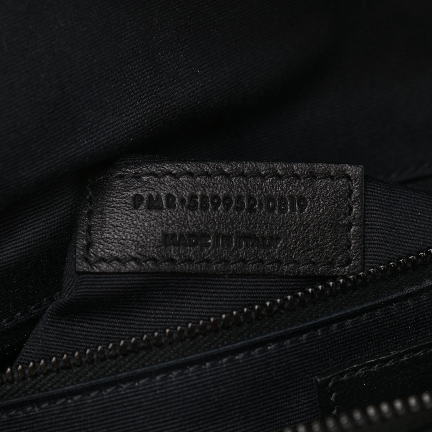 Saint Laurent Crinkled Calfskin Matelasse Monogram Niki Body Bag Black 7 of 9