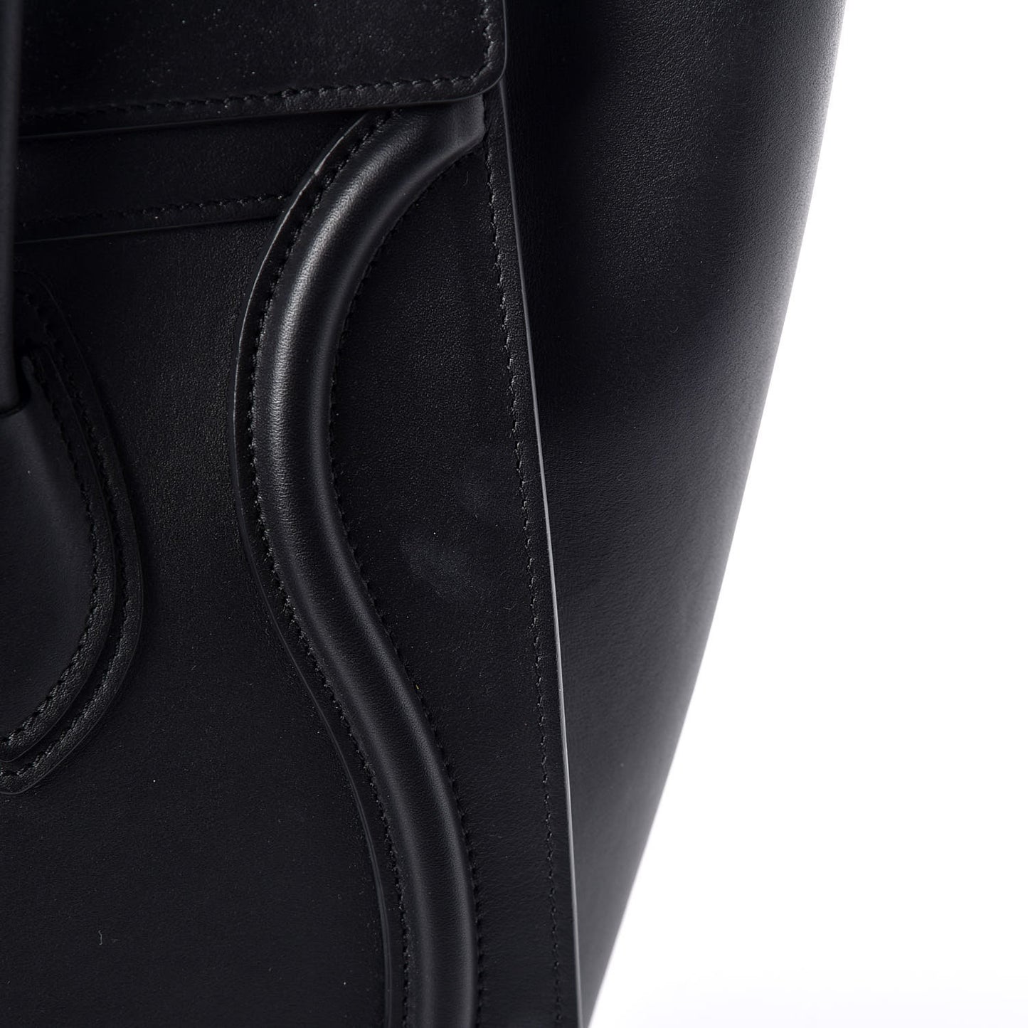 Smooth Calfskin Micro Luggage Black