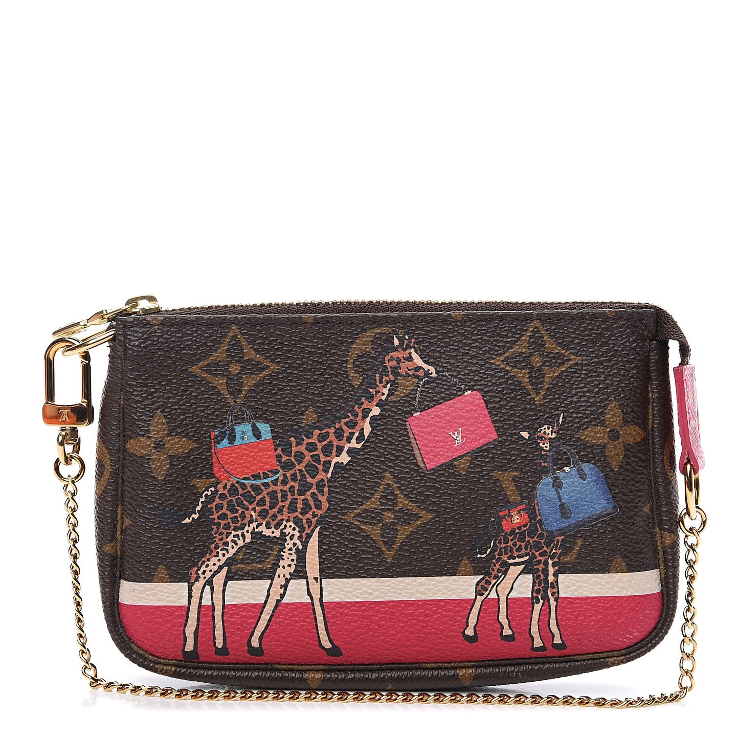 Monogram 2017 Christmas Animation Mini Pochette Accessories