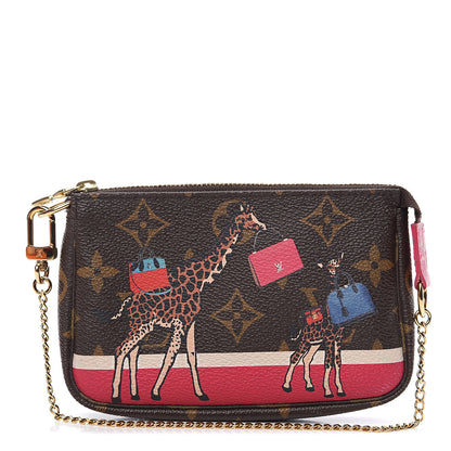 Louis Vuitton Monogram 2017 Christmas Animation Mini Pochette Accessories 1 of 7
