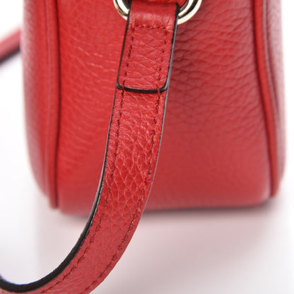Gucci Pebbled Calfskin Small Soho Disco Bag Tabasco Red 5 of 10