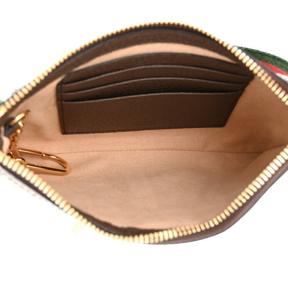 Gucci GG Supreme Monogram Web Ophidia Utility Belt Bag 75 30 Beige Ebony New Acero 5 of 14