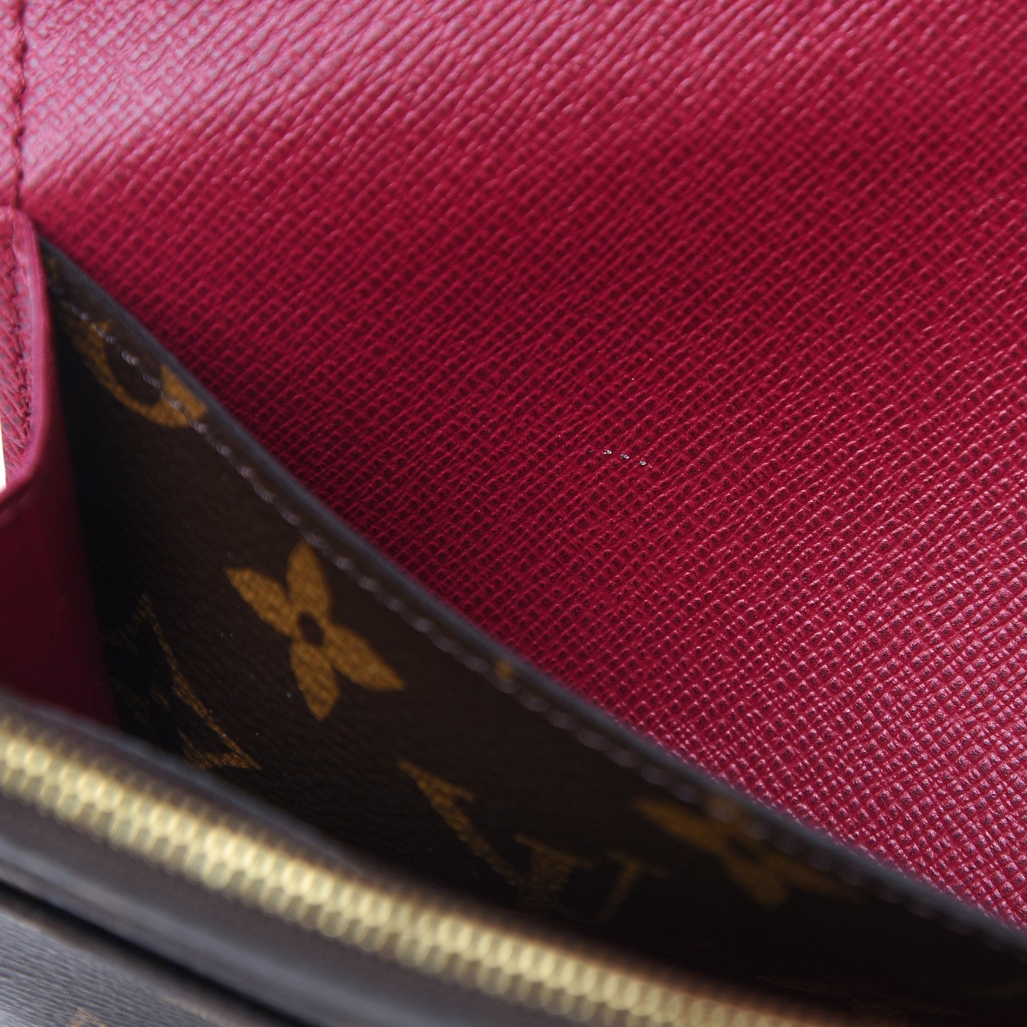 Monogram Emilie Wallet Fuchsia