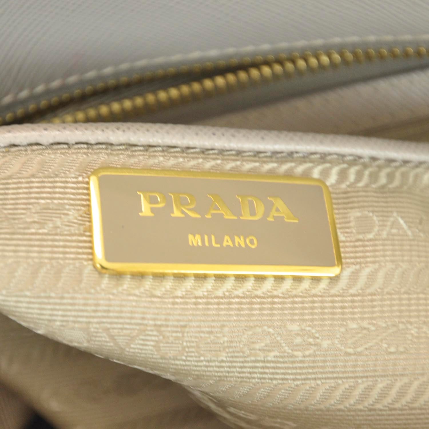 Prada Saffiano Lux Tote Pomice 8 of 9