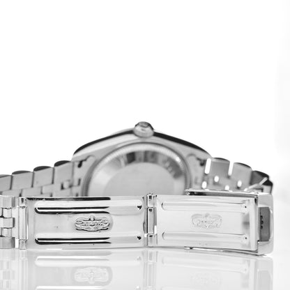 Rolex Stainless Steel 18K White Gold Mother of Pearl 31mm Oyster Perpetual Watch Roman 78274 5 of 7