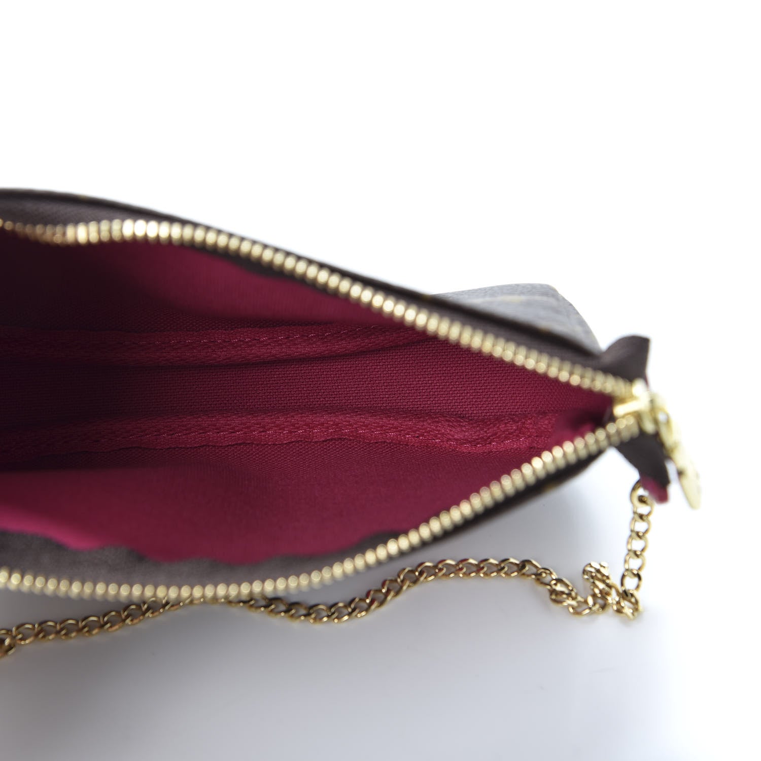 Louis Vuitton Monogram 2020 Christmas Animation Roller Coaster Mini Pochette Accessories Pivoine 4 of 9