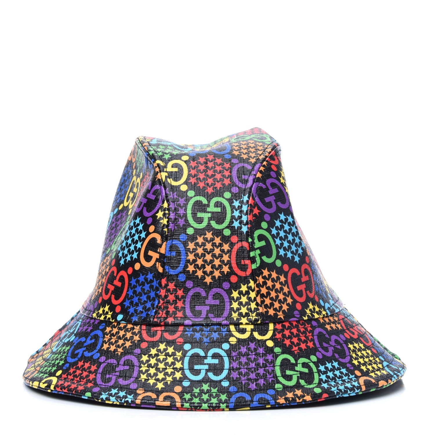 Gucci GG Supreme Monogram Psychedelic Fedora Hat M Multicolor 4 of 7
