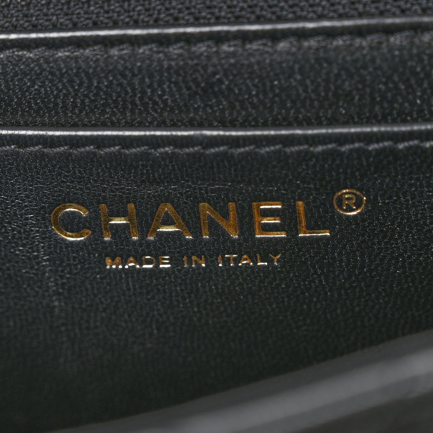 Lambskin Quilted Small Metal Top Handle Flap Black