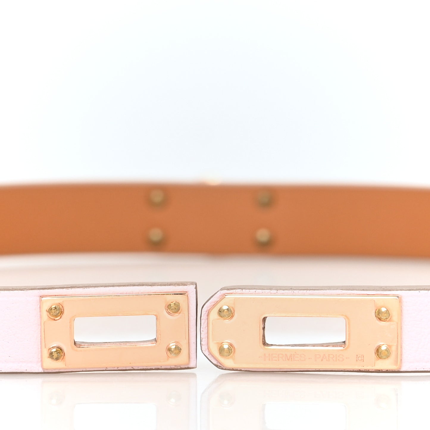 Swift Kelly Double Tour Bracelet T2 Rose Dragee