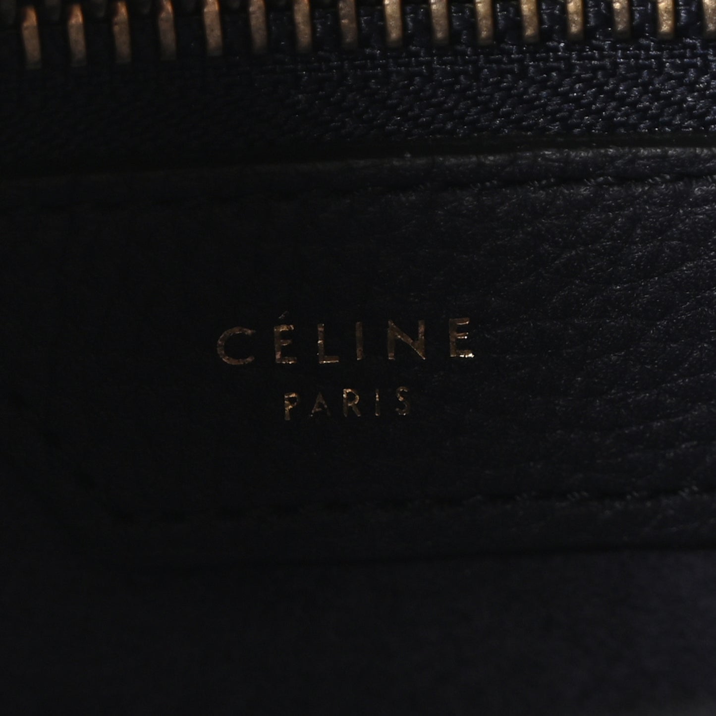 Drummed Calfskin Micro Luggage Black