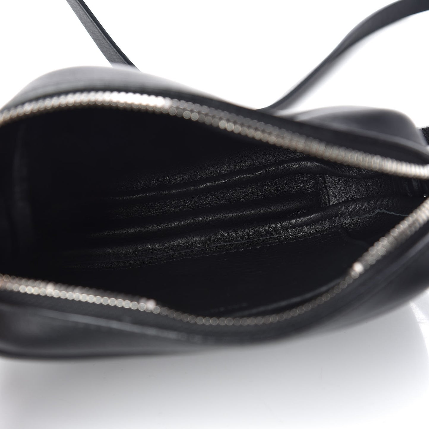 Calfskin Logo XS Everyday Camera Bag Black