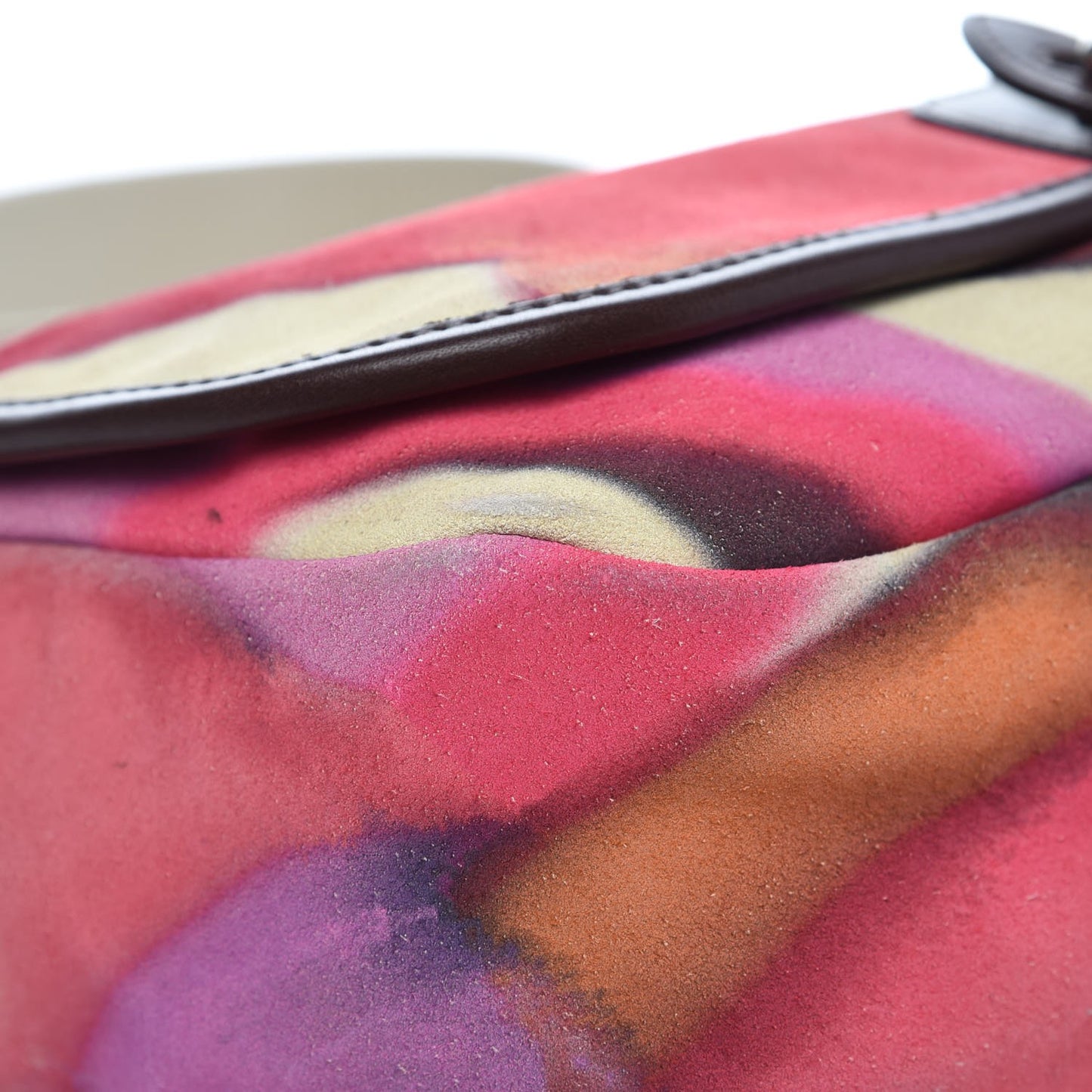 Printed Ultra Soft Lambskin Medium Flower Power Messenger