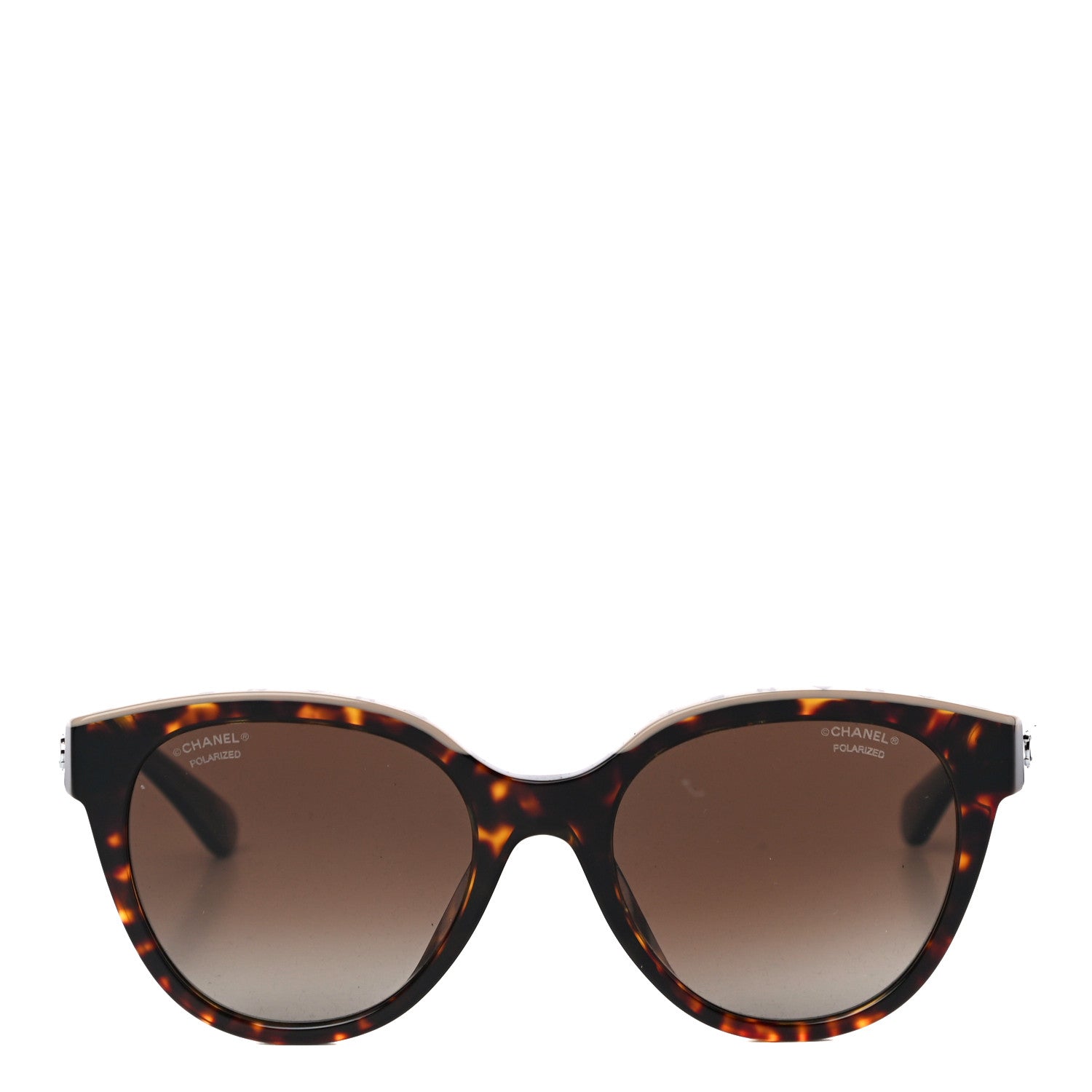 Chanel Acetate Polarized CC Butterfly Sunglasses 5414 Tortoise 4 of 8
