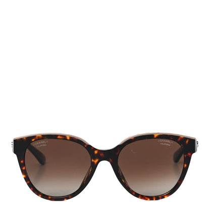 Chanel Acetate Polarized CC Butterfly Sunglasses 5414 Tortoise 4 of 8