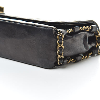 Chanel Lambskin East West Chocolate Bar Flap Black 11 of 16