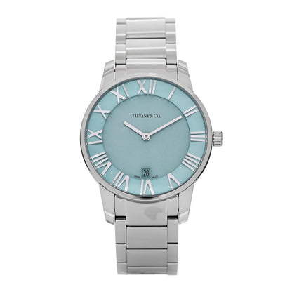 Tiffany Stainless Steel 37mm Atlas 2-Hand Quartz Watch Tiffany Blue 1 of 5