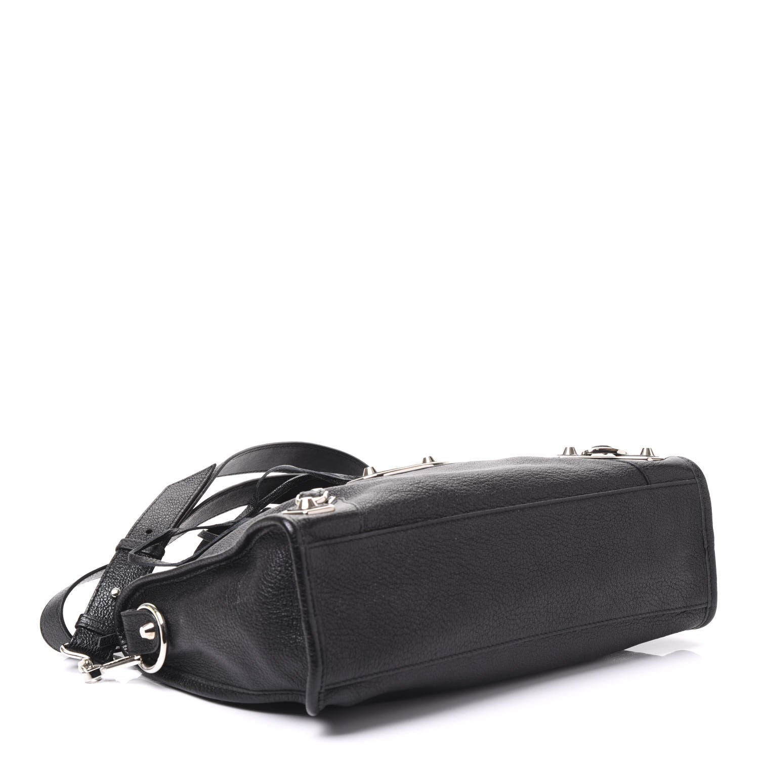 Balenciaga Chevre Silver Metallic Edge Hardware S City Black 3 of 8