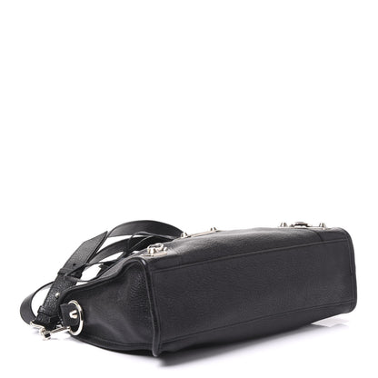 Balenciaga Chevre Silver Metallic Edge Hardware S City Black 3 of 8