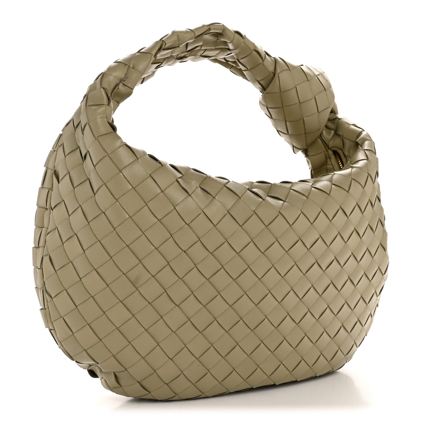 Nappa Intrecciato Teen Jodie Hobo Travertine
