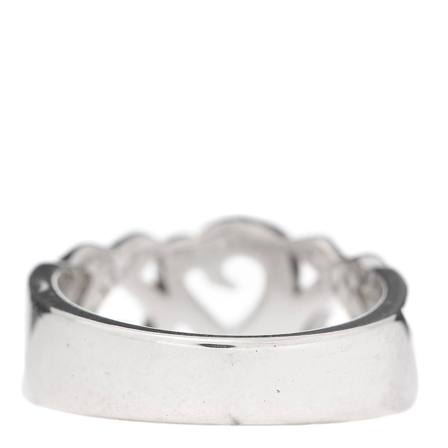 Tiffany Sterling Silver Paloma Picasso Loving Hearts Ring 52 6 3 of 5