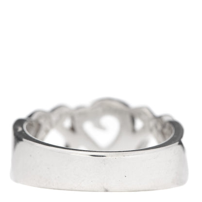 Tiffany Sterling Silver Paloma Picasso Loving Hearts Ring 52 6 3 of 5