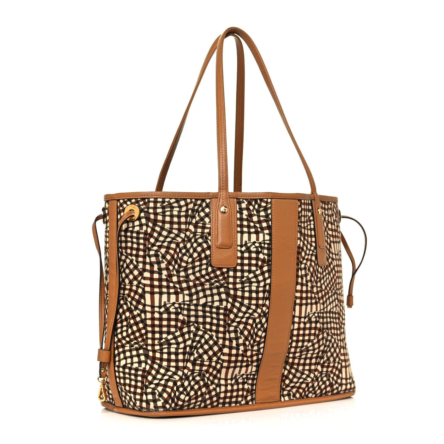 Visetos Medium Liz Reversible Shopper Tote Cognac