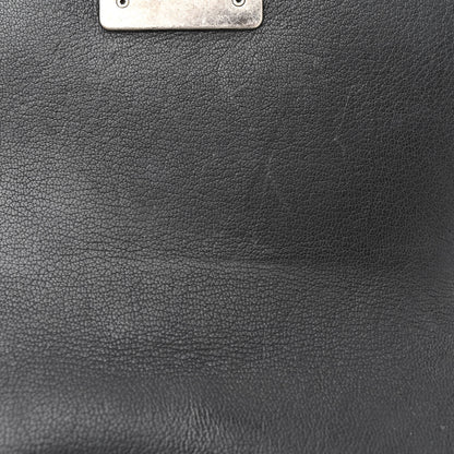 Chanel Goatskin Quilted Patent Small Duo Boy Flap Black Black 11 of 16