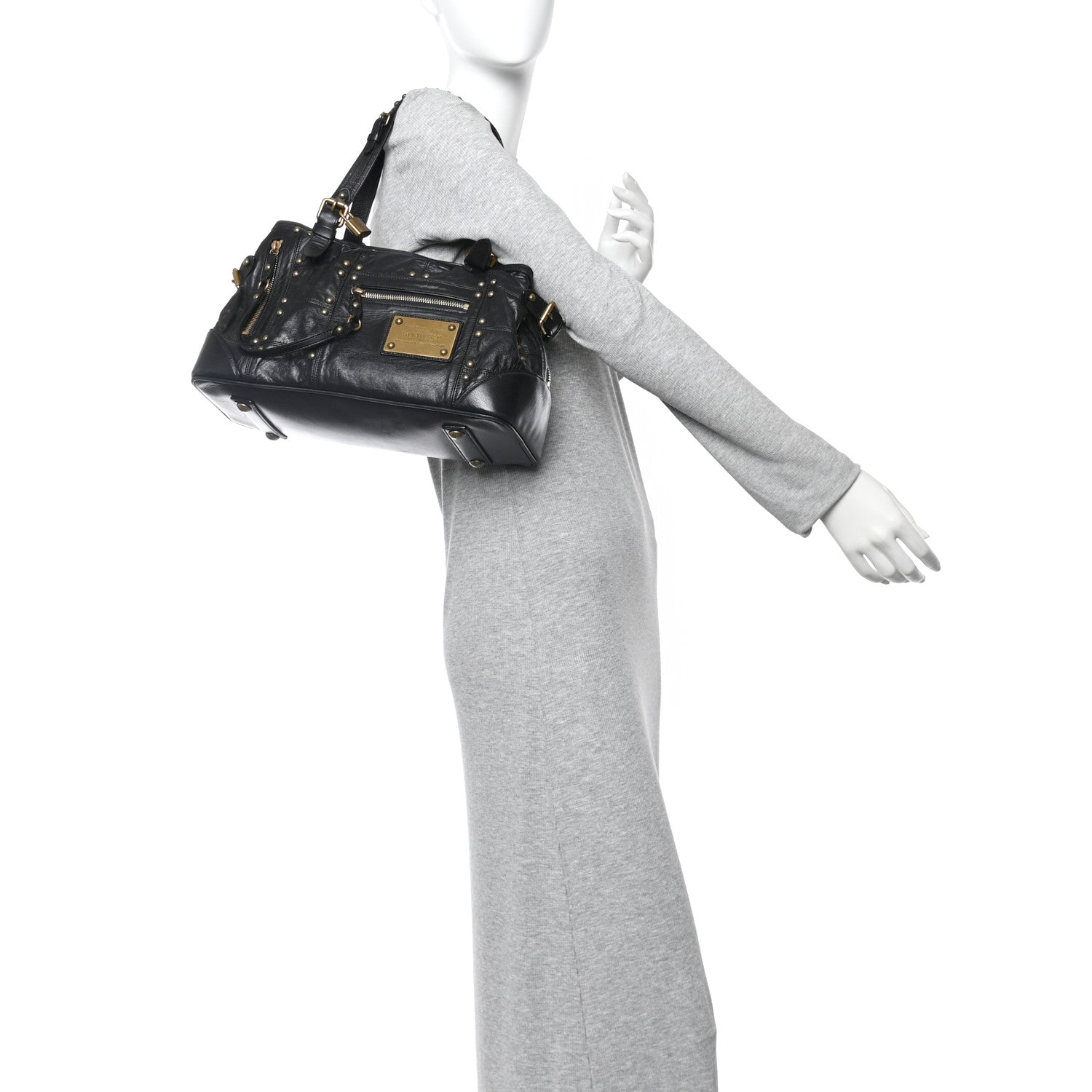 LOUIS VUITTON 18AW リフレクティブ Louis Vuitton Lambskin Riveting Black 1832232 – FASHIONPHILE