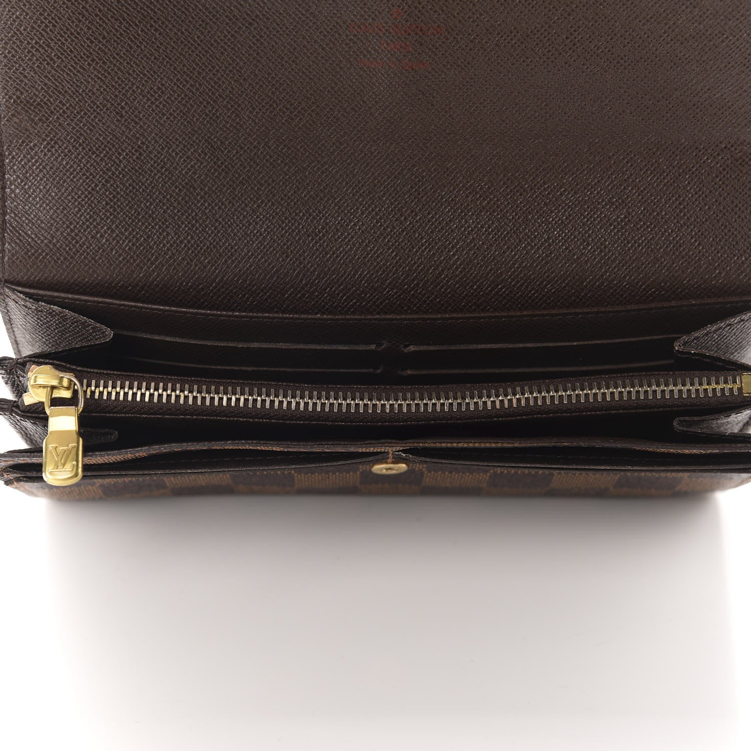 Louis Vuitton Damier Ebene Sarah Wallet 5 of 10