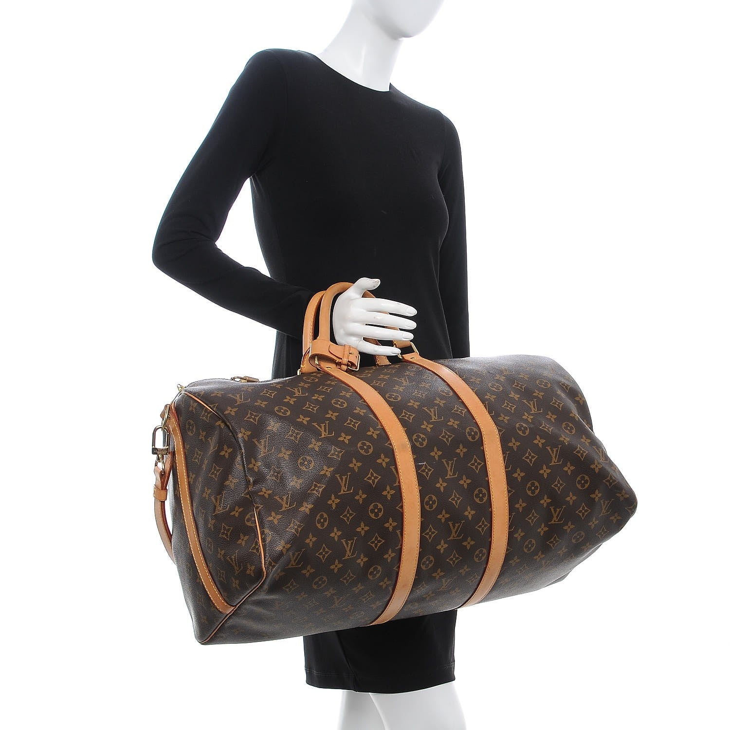 Louis Vuitton Monogram Keepall Bandouliere 55 2 of 14