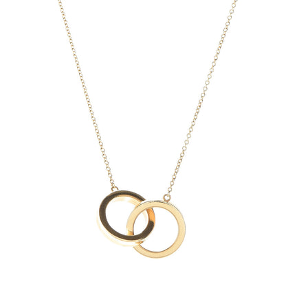 Tiffany 18K Yellow Gold 1837 Interlocking Circles Pendant Necklace 1 of 7