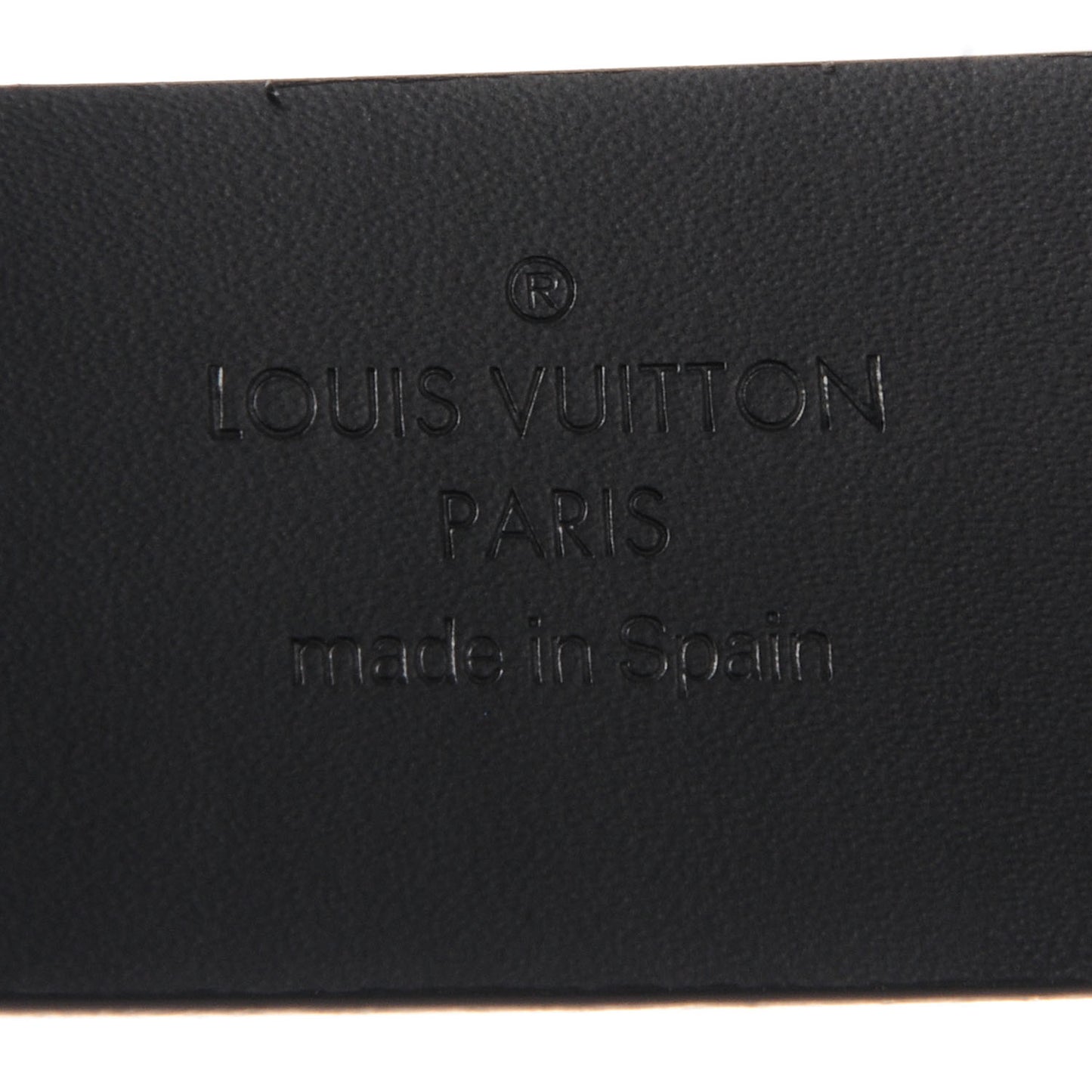 Glazed Calfskin Anagramme Belt 85 34 Black