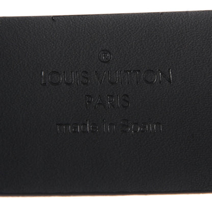 Louis Vuitton Glazed Calfskin Anagramme Belt 85 34 Black 6 of 7