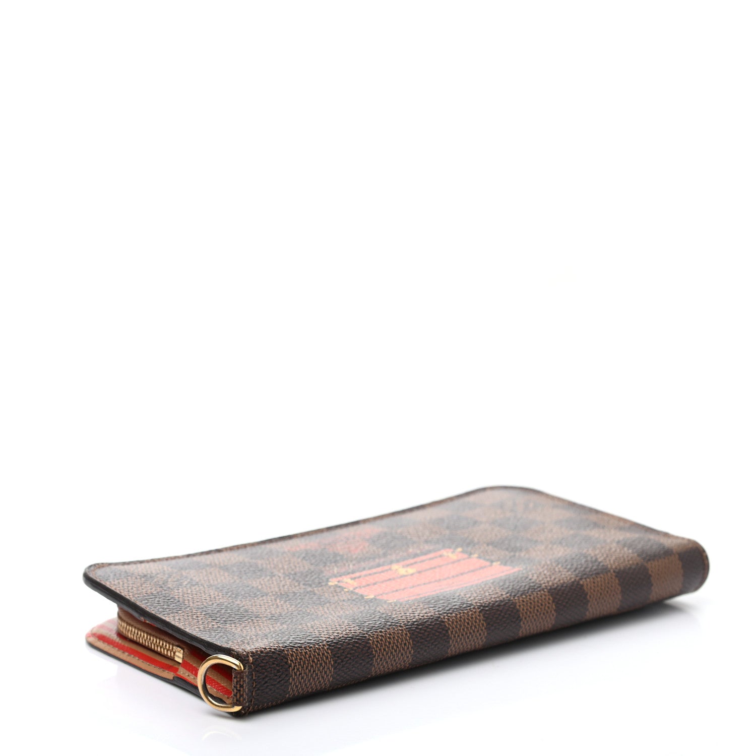 Louis Vuitton Damier Ebene Trunks and Locks Insolite Wallet 7 of 20