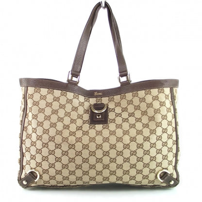 Gucci Monogram Canvas Abbey Large Tote 1 of 13